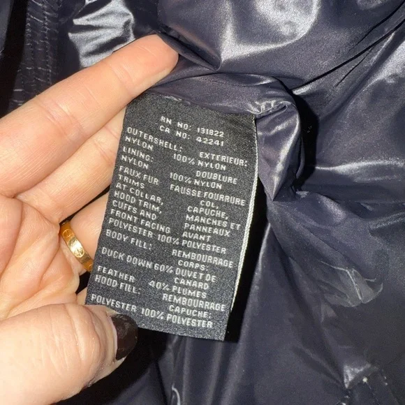 S13 little girls callie faux jacket with hood black size 6 - Picture 6 of 7